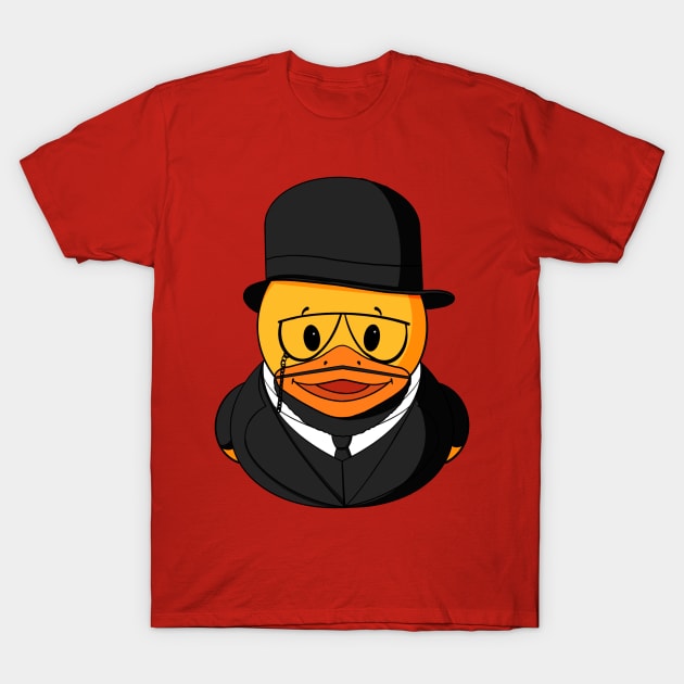 Toulouse-Lautrec Rubber Duck T-Shirt by Alisha Ober Designs